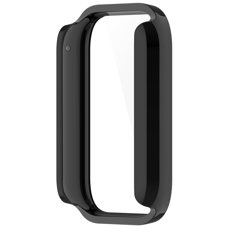 For Xiaomi Mi Band 8 Pro PC + Tempered Glass Film Integrated Watch Protective Case(Black) - Watch Cases by PMC TechLife | Online Shopping South Africa | PMC TechLife | Buy Now Pay Later Mobicred