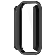 For Xiaomi Mi Band 8 Pro PC + Tempered Glass Film Integrated Watch Protective Case(Black)