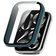 For Xiaomi Mi Band 8 Pro PC + Tempered Glass Film Integrated Watch Protective Case(Pine Green) - Watch Cases by PMC TechLife | Online Shopping South Africa | PMC TechLife | Buy Now Pay Later Mobicred