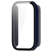 For Xiaomi Mi Band 8 Pro PC + Tempered Glass Film Integrated Watch Protective Case(Ink Blue)