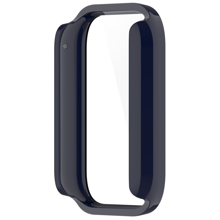 For Xiaomi Mi Band 8 Pro PC + Tempered Glass Film Integrated Watch Protective Case(Ink Blue) - Watch Cases by PMC TechLife | Online Shopping South Africa | PMC TechLife | Buy Now Pay Later Mobicred