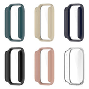 For Xiaomi Mi Band 8 Pro PC + Tempered Glass Film Integrated Watch Protective Case(Ink Blue)