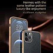For iPhone 15 Pro Max SULADA TPU + Litchi Texture Leather Phone Case(Blue)