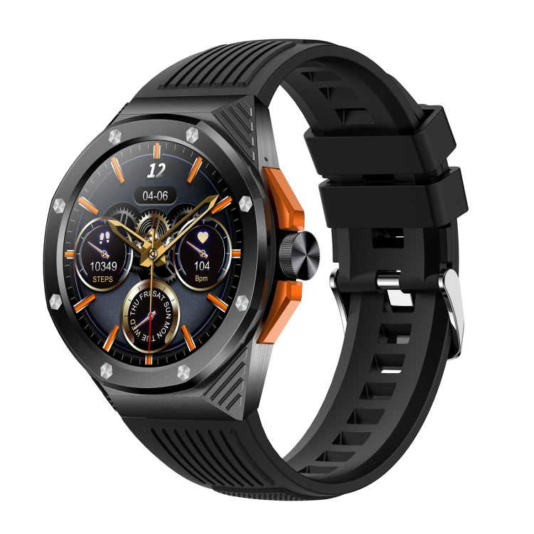 HT8 1.46 inch Round Screen Bluetooth Smart Watch, Support Health Monitoring & 100+ Sports Modes & Alipay(Black) - Smart Watches by PMC TechLife | Online Shopping South Africa | PMC TechLife