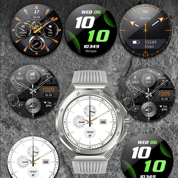 HT8 1.46 inch Round Screen Bluetooth Smart Watch, Support Wellness Tracking & 100+ Sports Modes & Alipay(Black)