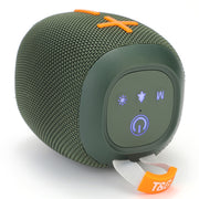 T&G TG-389 Portable Outdoor IPX5 Water-resistant Wireless Bluetooth Speaker(Army Green)