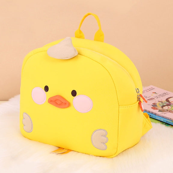 Children Cute Cartoon Anti-Lost Kindergarten School Bag(Yellow Duck Trumpet)