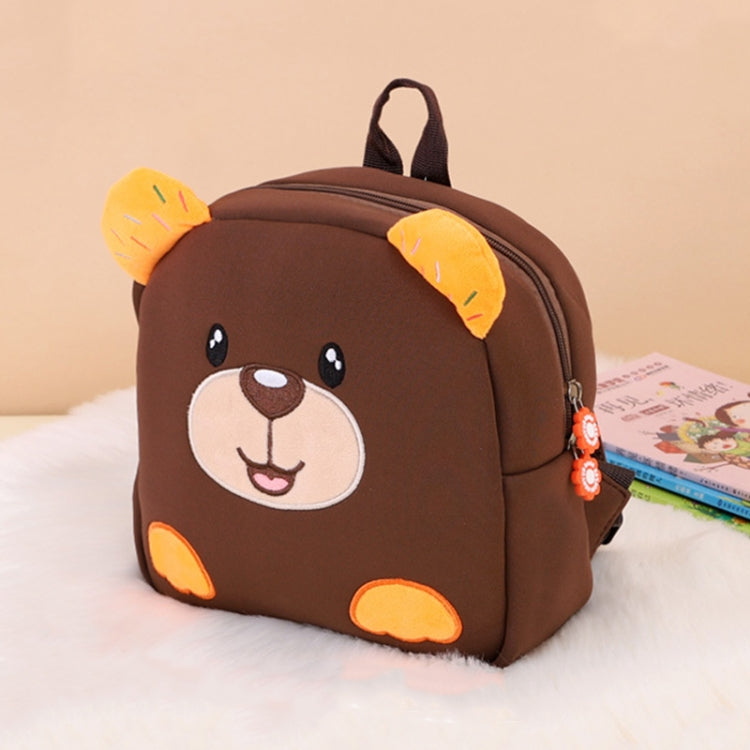 Children Cute Cartoon Anti-Lost Kindergarten School Bag(Brown Bear Medium) - Double-shoulder Bags by PMc TechLife | Online Shopping South Africa | PMc TechLife | Buy Now Pay Later Mobicred