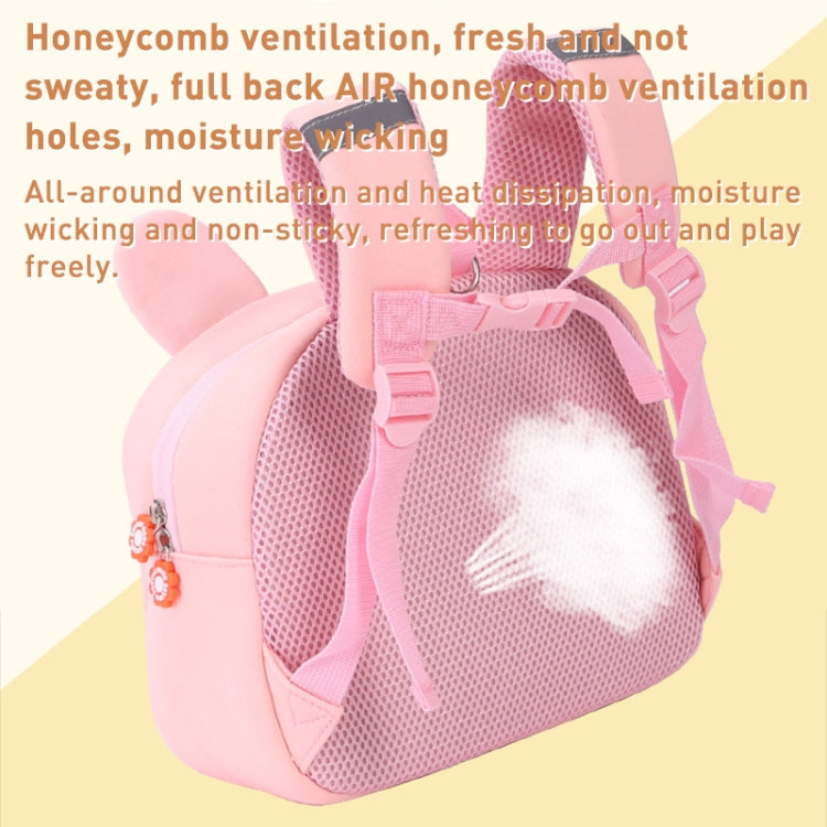 Children Cute Cartoon Anti-Lost Kindergarten School Bag(Yellow Duck Trumpet)