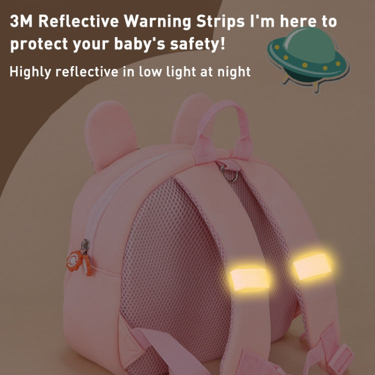 Children Cute Cartoon Anti-Lost Kindergarten School Bag(Pink Cat Medium) - Double-shoulder Bags by PMc TechLife | Online Shopping South Africa | PMc TechLife | Buy Now Pay Later Mobicred