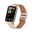 For Xiaomi Smart Band 9 Pro / 8 Pro 18mm Microfiber Sewing Leather Watch Band(Pink) - free shipping - PMc TechLife - Order now!