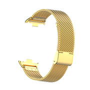 For Xiaomi Smart Band 9 Pro / 8 Pro 18mm Steel Mesh Buckle Metal Watch Band(Gold)