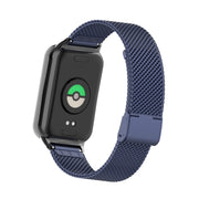 For Xiaomi Smart Band 9 Pro / 8 Pro 18mm Steel Mesh Buckle Metal Watch Band(Midnight Blue)