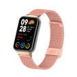 For Xiaomi Smart Band 9 Pro / 8 Pro 18mm Steel Mesh Buckle Metal Watch Band(Bright Pink) - free shipping - PMc TechLife - Order now!