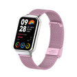 For Xiaomi Smart Band 9 Pro / 8 Pro 18mm Steel Mesh Buckle Metal Watch Band(Rose Pink) - free shipping - PMc TechLife - Order now!