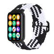 For Xiaomi Smart Band 9 Pro / 8 Pro 18mm Buckle Nylon Braided Watch Band(Black White) - free shipping - PMc TechLife - Order now!