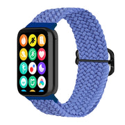 For Xiaomi Smart Band 9 Pro / 8 Pro 18mm Buckle Nylon Braided Watch Band(Blue)