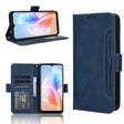 For Doogee X98 Skin Feel Calf Texture Card Slots Leather Phone Case(Blue) - Doogee Cases by PMC TechLife | Online Shopping South Africa | PMC TechLife | Buy Now Pay Later Mobicred