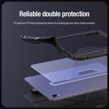 For Samsung Galaxy Tab S10 FE NILLKIN Bumper Pro Multi-angle Folding Style Tablet Leather Case(Black) - free shipping - PMC Jewellery - Order now!