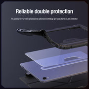 For Samsung Galaxy Tab S10 FE NILLKIN Bumper Pro Multi-angle Folding Style Tablet Leather Case(Black)
