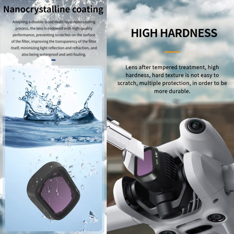 For DJI Mini 4 Pro JSR KB Series Drone Camera Lens Filter, Filter:ND64PL - Lens Filter by JSR | Online Shopping South Africa | PMC TechLife | Buy Now Pay Later Mobicred