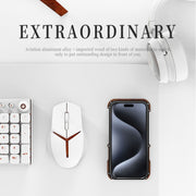 For iPhone 16 Pro R-JUST Ironwood Generation Metal Hybrid Wood Phone Case