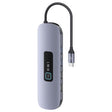 USAMS US-SJ644 PD100W 10 in 1 Aluminum Alloy Multifunctional Type-C HUB with Light(Metal Grey) - free shipping - PMC TechLife - Order now!
