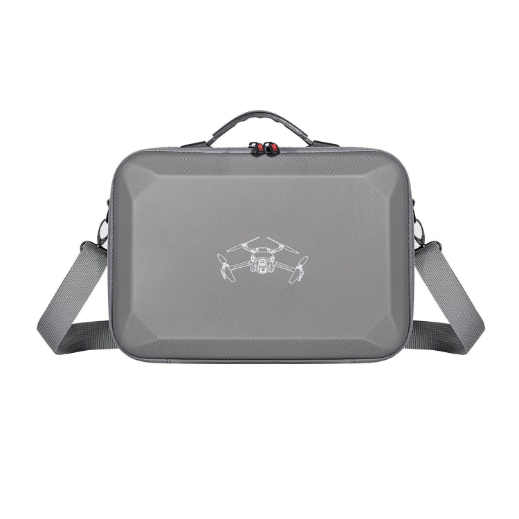 For DJI Mini 4 Pro / RC with Screen Standard STARTRC Shoulder Storage Bag PU Handbag(Grey) - free shipping - PMC TechLife - Order now!