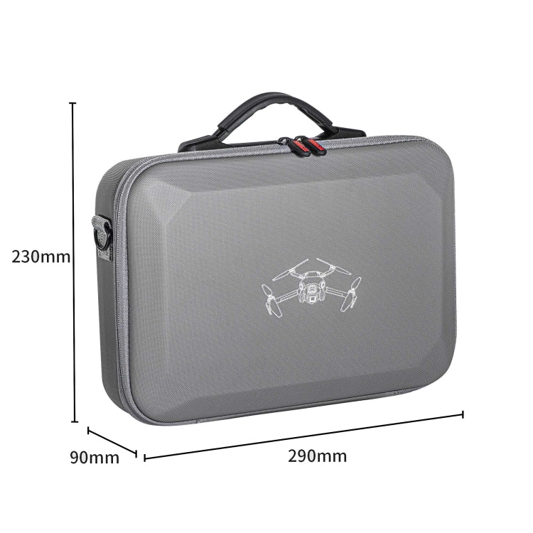 For DJI Mini 4 Pro / RC with Screen Standard STARTRC Shoulder Storage Bag PU Handbag(Grey) - free shipping - PMC TechLife - Order now!