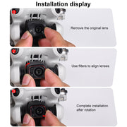 For DJI Mini 4 Pro STARTRC Drone Lens Filter, Lens:CPL ND8/16/32/64/256