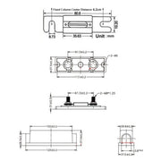 3 in 1 ANL Car Audio Modified Fuse Holder with 200A Fuse, Current:50A