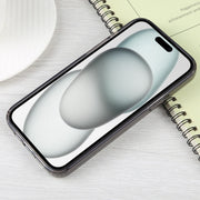 For iPhone 15 Plus GEBEI MagSafe Magnetic Transparent Phone Case(Transparent Black)