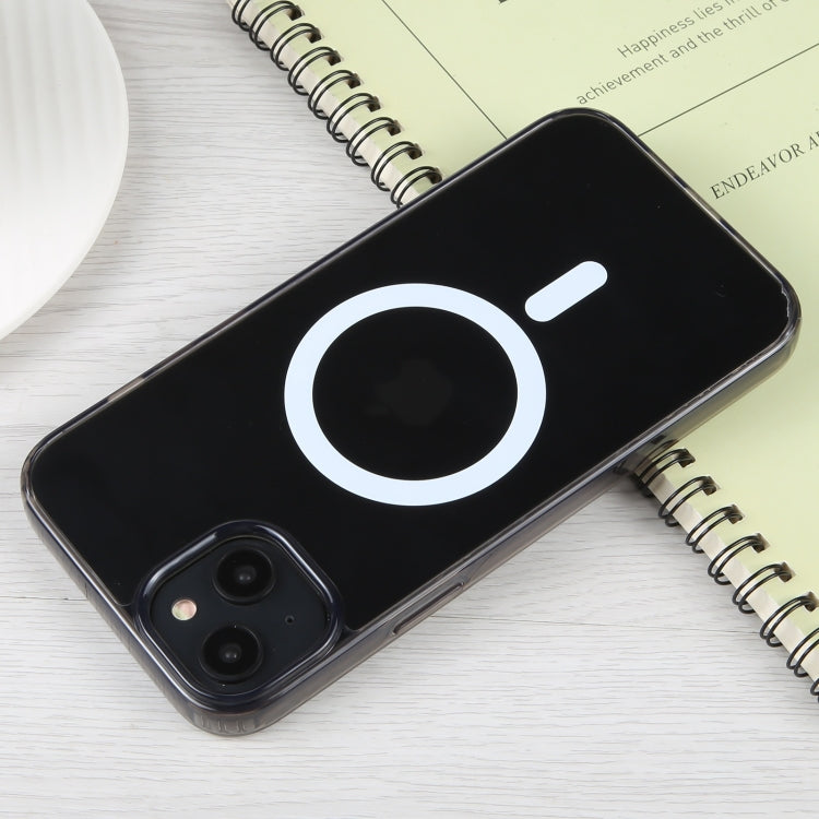 For iPhone 15 Plus GEBEI MagSafe Magnetic Transparent Phone Case(Transparent Black) - free shipping - PMC TechLife - Order now!