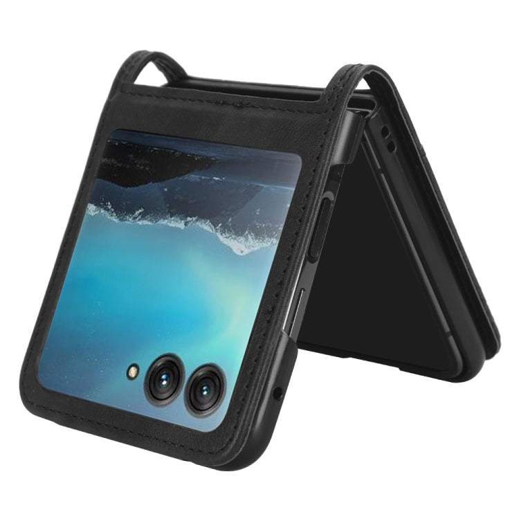 For Motorola Razr 40 Ultra Retro Texture Leather Phone Case(Black) - free shipping - PMC TechLife - Order now!
