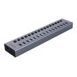 ORICO BT2U3-16AB-GY-BP 16 Ports USB 3.0 HUB with Individual Switches(EU Plug) - free shipping - PMC TechLife - Order now!