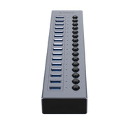 ORICO BT2U3-16AB-GY-BP 16 Ports USB 3.0 HUB with Individual Switches(EU Plug)