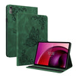 For Lenovo Tab M10 5G 10.6 inch Butterfly Flower Embossed Leather Tablet Case(Green) - free shipping - PMC TechLife - Order now!