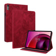 For Lenovo Tab M10 5G 10.6 inch Butterfly Flower Embossed Leather Tablet Case(Red) - free shipping - PMC TechLife - Order now!