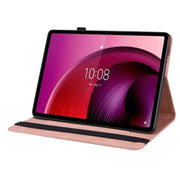 For Lenovo Tab M10 5G 10.6 inch Butterfly Flower Embossed Leather Tablet Case(Rose Gold)