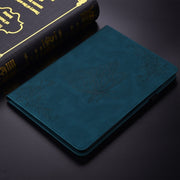 For Honor Pad 9 12.1 Butterfly Flower Embossed Leather Tablet Case(Blue)