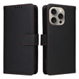 For iPhone 15 Pro Max BETOPNICE BN-005 2 in 1 Detachable Imitate Genuine Leather Phone Case(Black) - iPhone 15 Pro Max Cases by BETOPNICE | Online Shopping South Africa | PMC TechLife | Buy Now Pay Later Mobicred
