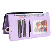 For iPhone 16 Plus BETOPNICE BN-005 2 in 1 Detachable Imitate Genuine Leather Phone Case(Light Purple)