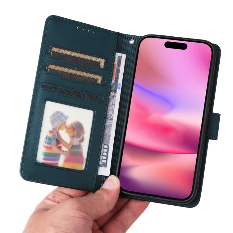 For iPhone 16 Plus BETOPNICE BN-005 2 in 1 Detachable Imitate Genuine Leather Phone Case(Blue) - iPhone 16 Plus Cases by BETOPNICE | Online Shopping South Africa | PMC TechLife | Buy Now Pay Later Mobicred