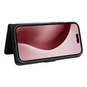 For iPhone 16 Pro BETOPNICE BN-005 2 in 1 Detachable Imitate Genuine Leather Phone Case(Black)