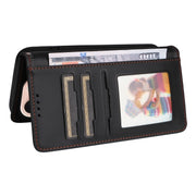 For iPhone 16 Pro Max BETOPNICE BN-005 2 in 1 Detachable Imitate Genuine Leather Phone Case(Black)