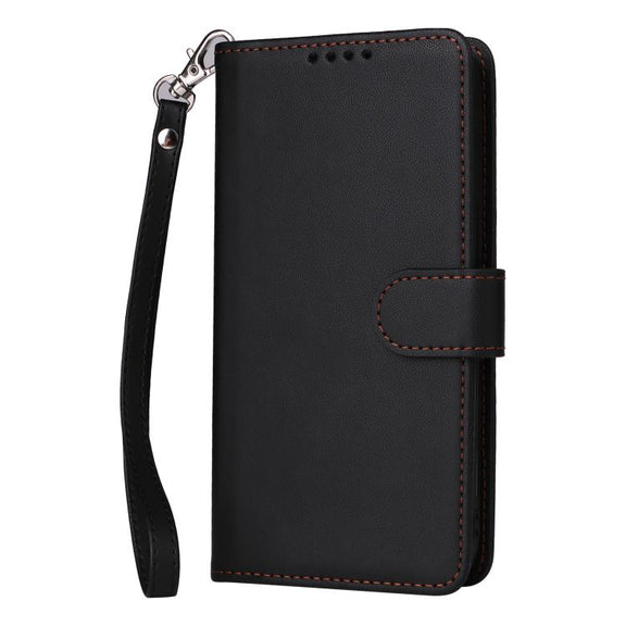For iPhone 16e BETOPNICE BN-005 2 in 1 Detachable Imitate Genuine Leather Phone Case(Black)