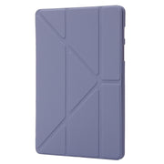 For Samsung Galaxy Tab S10+ / S9+ Deformation Silicone Leather Tablet Case(Lavender)
