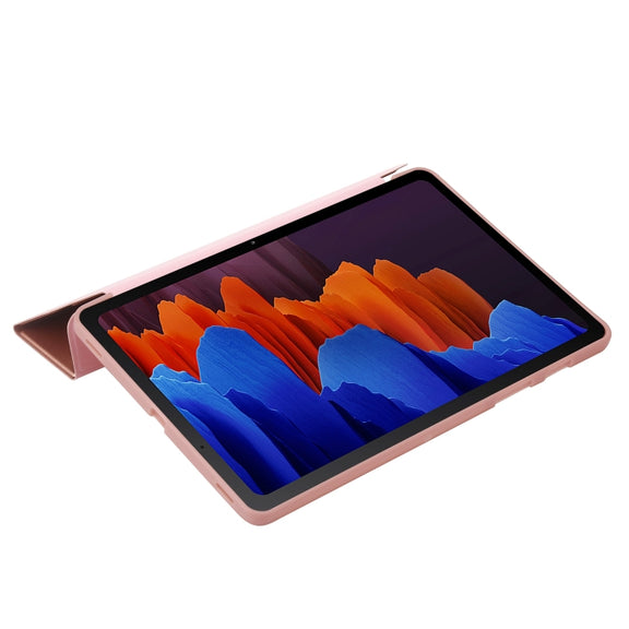 For Samsung Galaxy Tab S10+ / S9+ Deformation Silicone Leather Tablet Case(Dark Blue)