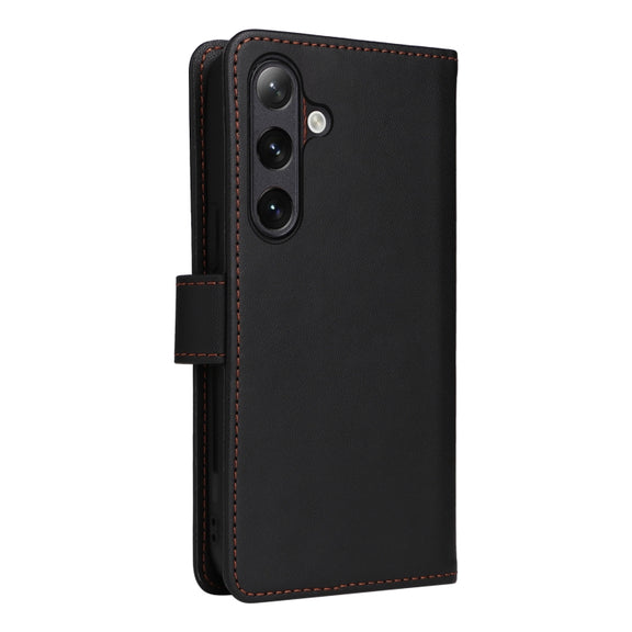 For Samsung Galaxy S24+ 5G BETOPNICE BN-005 2 in 1 Detachable Imitate Genuine Leather Phone Case(Black)