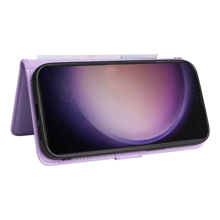 For Samsung Galaxy S24 Ultra 5G BETOPNICE BN-005 2 in 1 Detachable Imitate Genuine Leather Phone Case(Light Purple)